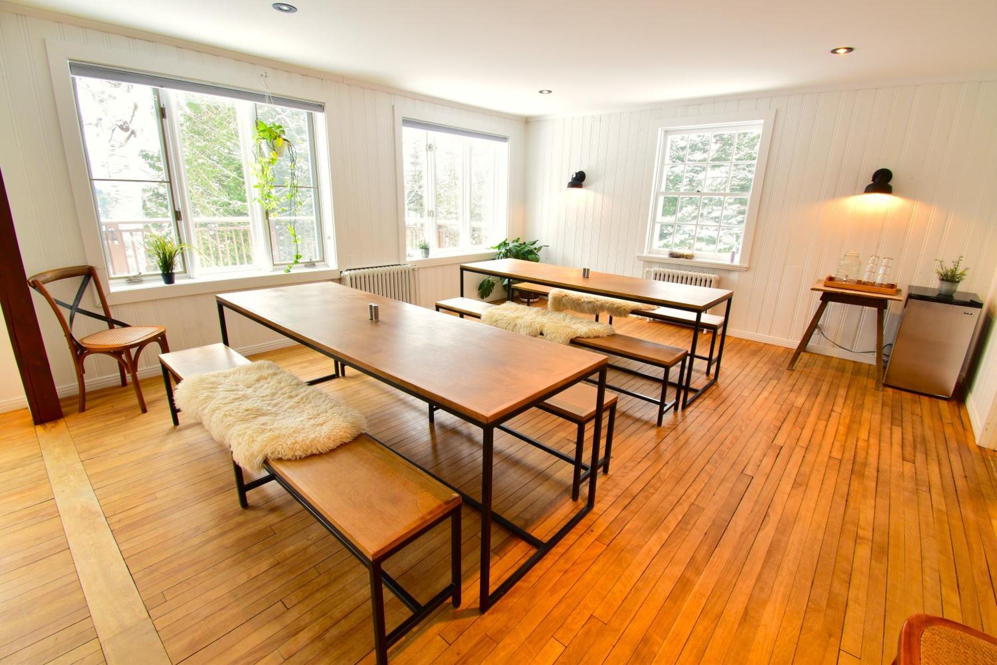 Le Partage Lodge: Destination Plein Air Et Sociale Val-Morin Buitenkant foto